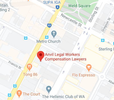 map of perth showing anvil legal
